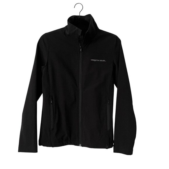 Rudsak x Cirque Du Soleil Black Softshell Jacket Graphic Full-Zip Pockets Men XS - Picture 9 of 9